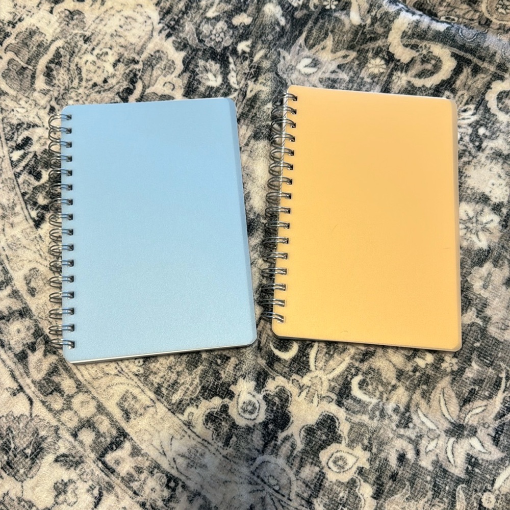 Two notebooks